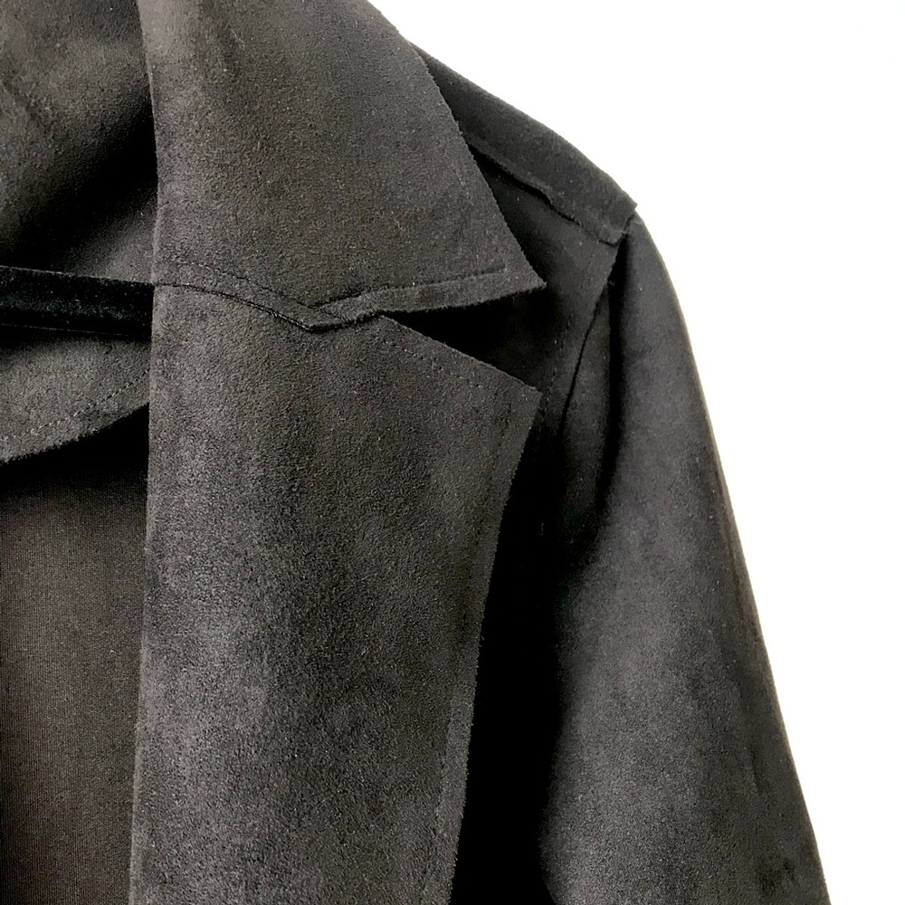 Kut from the Kloth Faye Long Coat Black Small Blazer - Picture 6 of 8